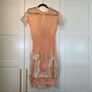 Authentic antique 1910s organza dress